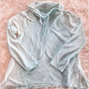 Calvin Klein Performance Sweater Size Large Mint Blue